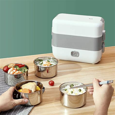 electric food warmer tiffin box|reusable electric lunch box containers.